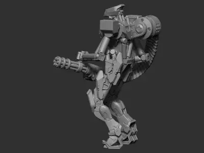 Droid robot 3D print model