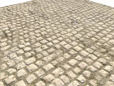 Cobblestone Road 12 PBR Texture
