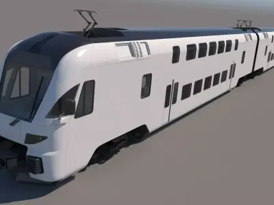 Stadler Dosto Passenger Train 3D model