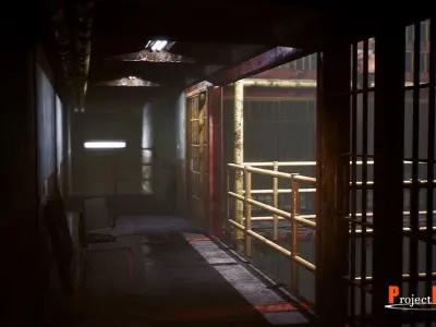 UE4 Prison Package V1- v002 Low-poly 3D model