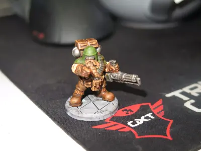 SPACE NANETTI GATLING GUN Squod 3D print model