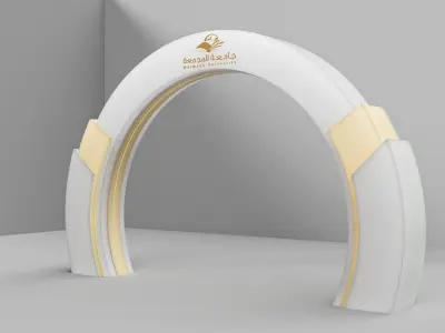 booth exhibition 3D model