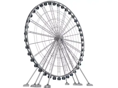 Ferris Wheel 3D model
