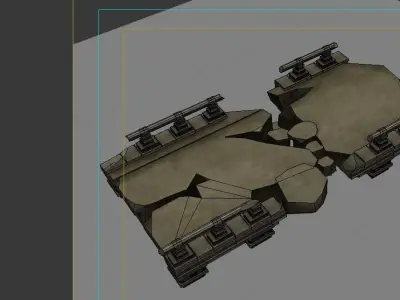 Model - Kashayana Buddha Forest Stone Bridge 1 3D model