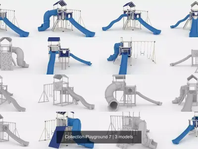 Collection Playground 7 3D Model Pack