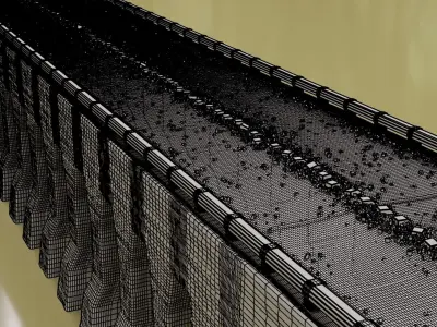 Bridge Kampong Kdei Cambodia 3D model