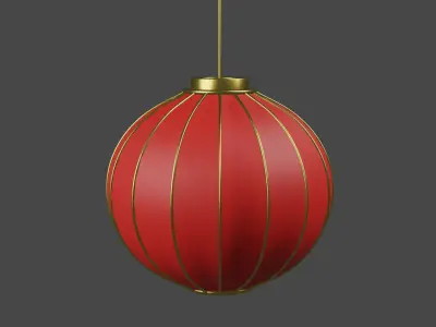 Chinese lantern 3D model