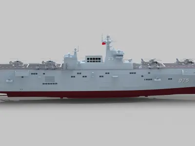  Chinese Navy Type 075 Amphibious Assault Ship 