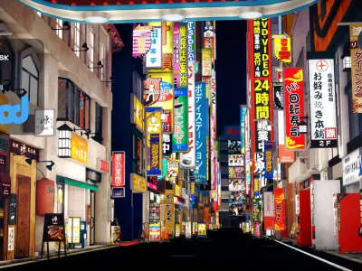 Kabukicho Street 3D model