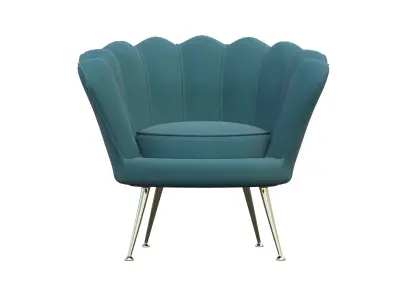 chair teal 3D model