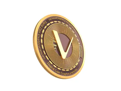 VeChain Coin V2 001 3D model