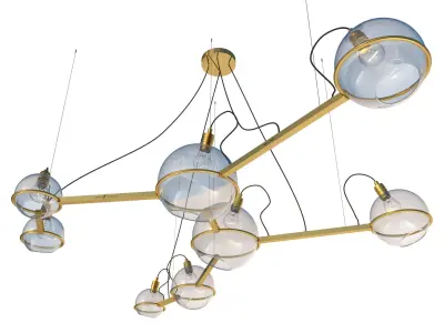 Chandelier Lepus SKU 20919 Free 3D model