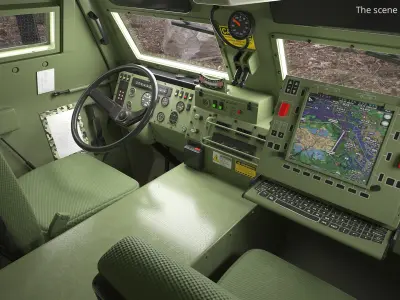  MEADS TOC Tactical Command Truck Rigged 