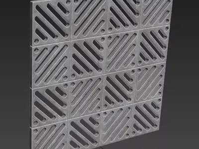 Stone decor n232 3D model