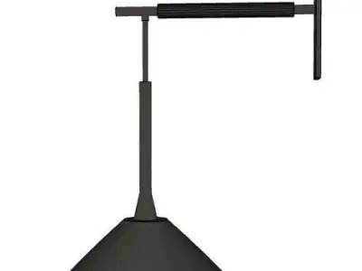 Radnor Stem Shade Sconce 3D model