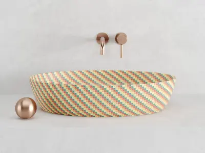 sink ARTIS Villeroy Boch 61x41x13cm 3D model