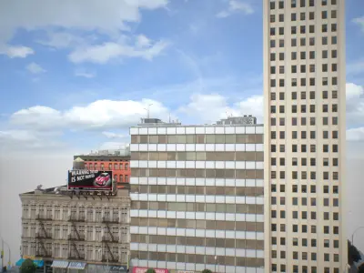 NYC Block Set 7 V2 Low-poly 3D model
