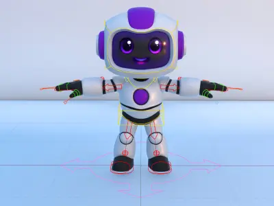 3D Character - Cute Robot 3D model