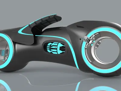 Tron Legacy Lightcycle 3D model