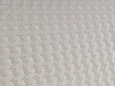 Shiny Metal Weave Transparent PBR Seamless Texture