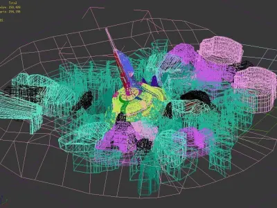 Battlestar - Icefield - Ice Face 03 3D model