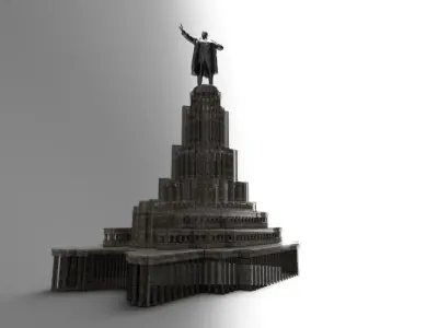 Lenin s Palace of Soviets 3D print model