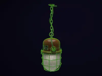 indastrial lamp 3D model