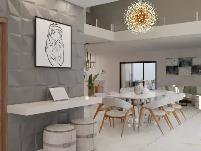 Kitchen 3D model 14