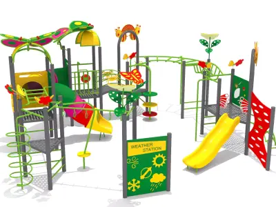 Butterfly Playground 3D model
