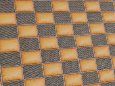 Sci-Fi Wall PBR Seamless Texture