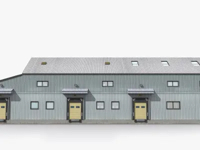 Factory x12 Low-poly 3D model purchase