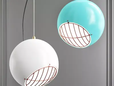 Headlamp pendant lamp 3D model