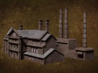 Build - Castle Walls Series Cinder Bastion N1 3D model