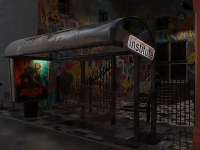 City buildings 3D model