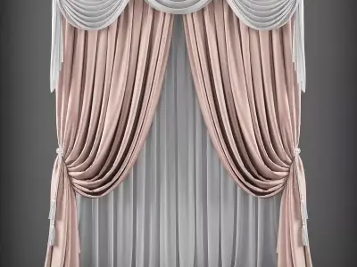 Curtain 3D model 119 3D model