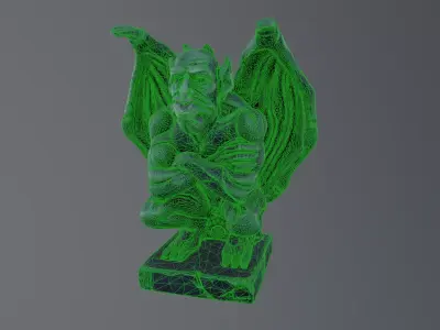 imp statue 3D model