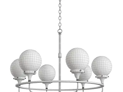 BEVERLY HILLS CHANDELIER Low-poly 3D model