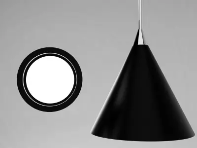 triagle lamp  Free 3D model