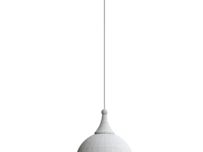  Livex Lighting Glendon 1 - Light Pendant in Antique Brass 3D model