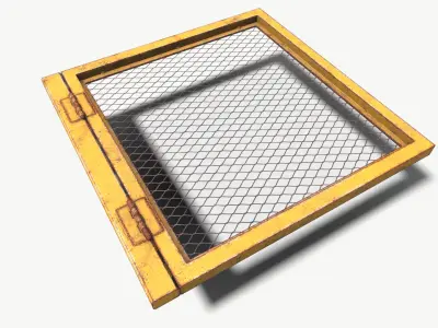 Flip trap Low-poly 3D model