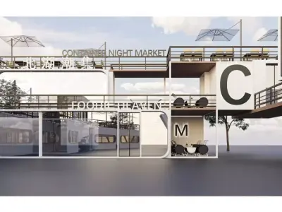 container building 3D model