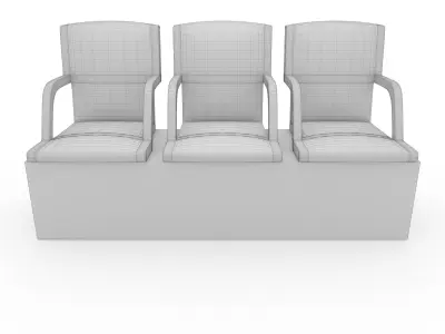 Stadium Seats 5 3D model