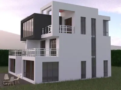 Modern House 3D model