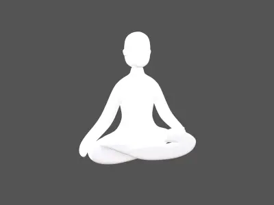 Chakra Icon v1 002 Low-poly 3D model