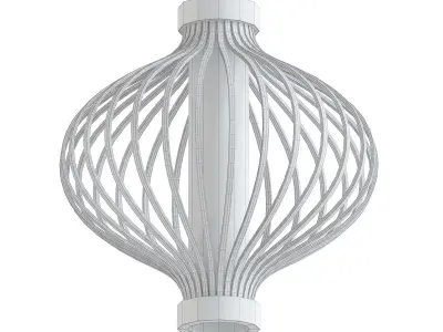 Setolamp setlamp - wooden pendant lamp 3D model