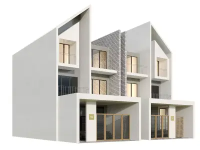 Modren house 08 3D model