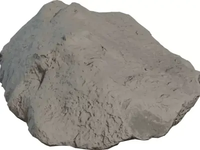 Photorealistic Rock 3D Model Low-poly 3D model