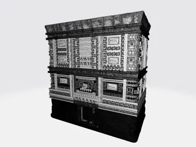 Grand build of Maya 3D print model