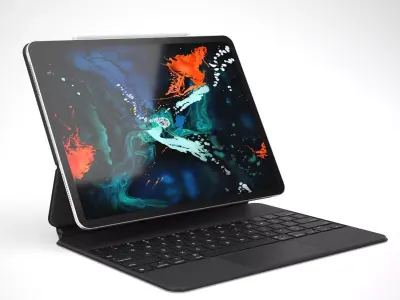 iPad Pro 12  Magic Keyboard 3D model