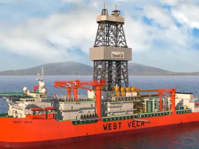  WEST VELA Drilling Ship 
